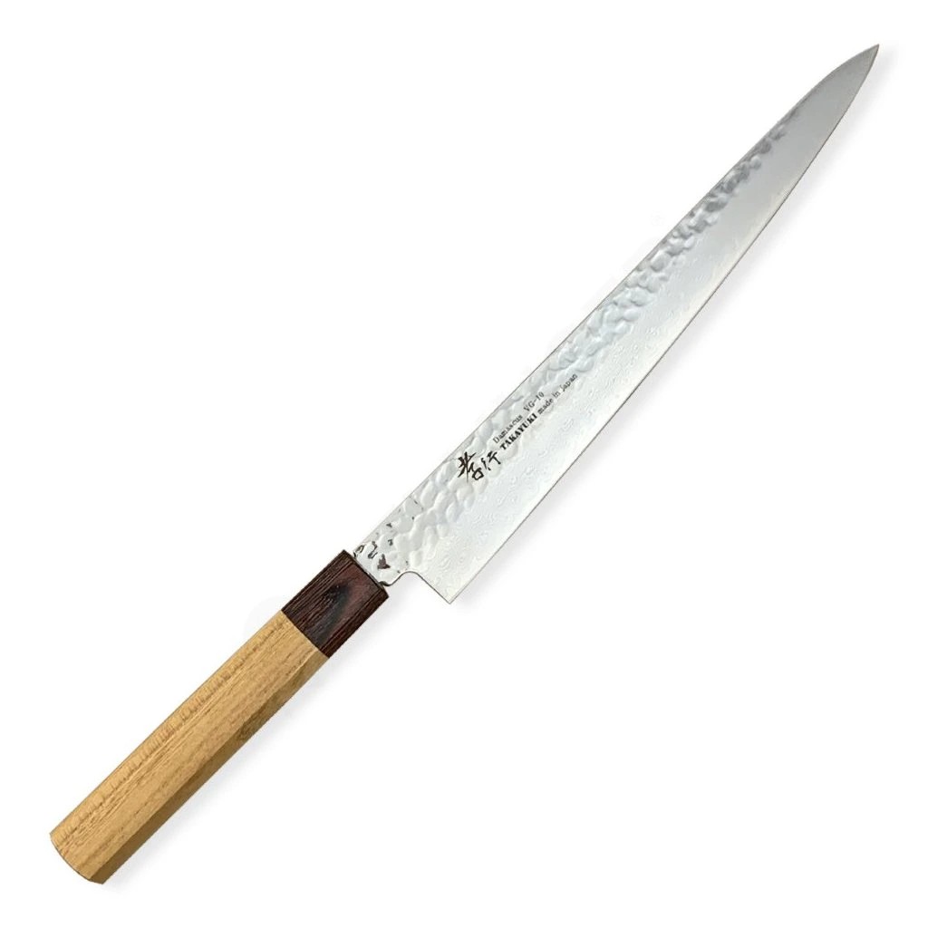 foto N�� WA-Sujihiki/Slicer 240mm, Sakai Takayuki VG-10 Zelkova Oktagon